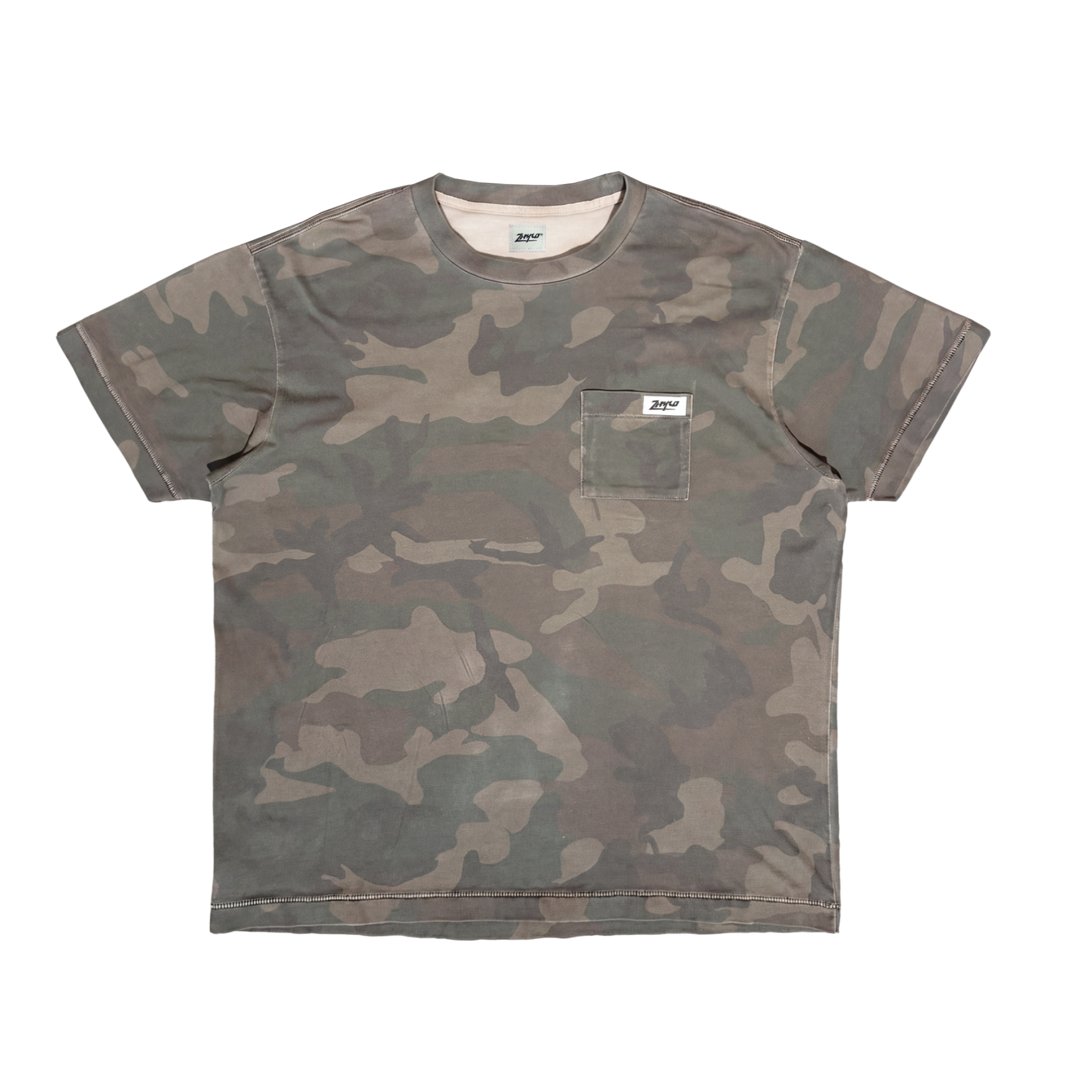 Pocket Logo Tee in Camo