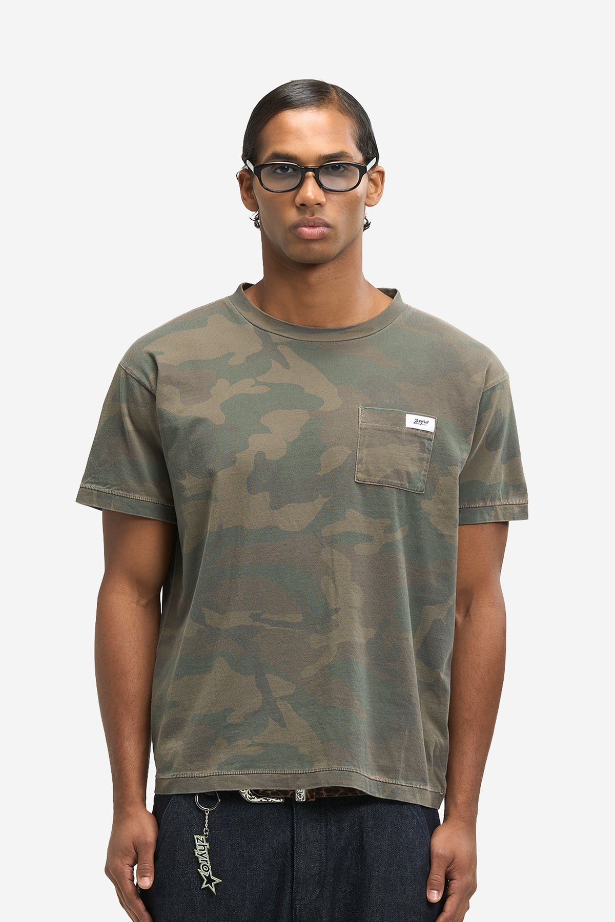 Pocket Logo Tee in Camo