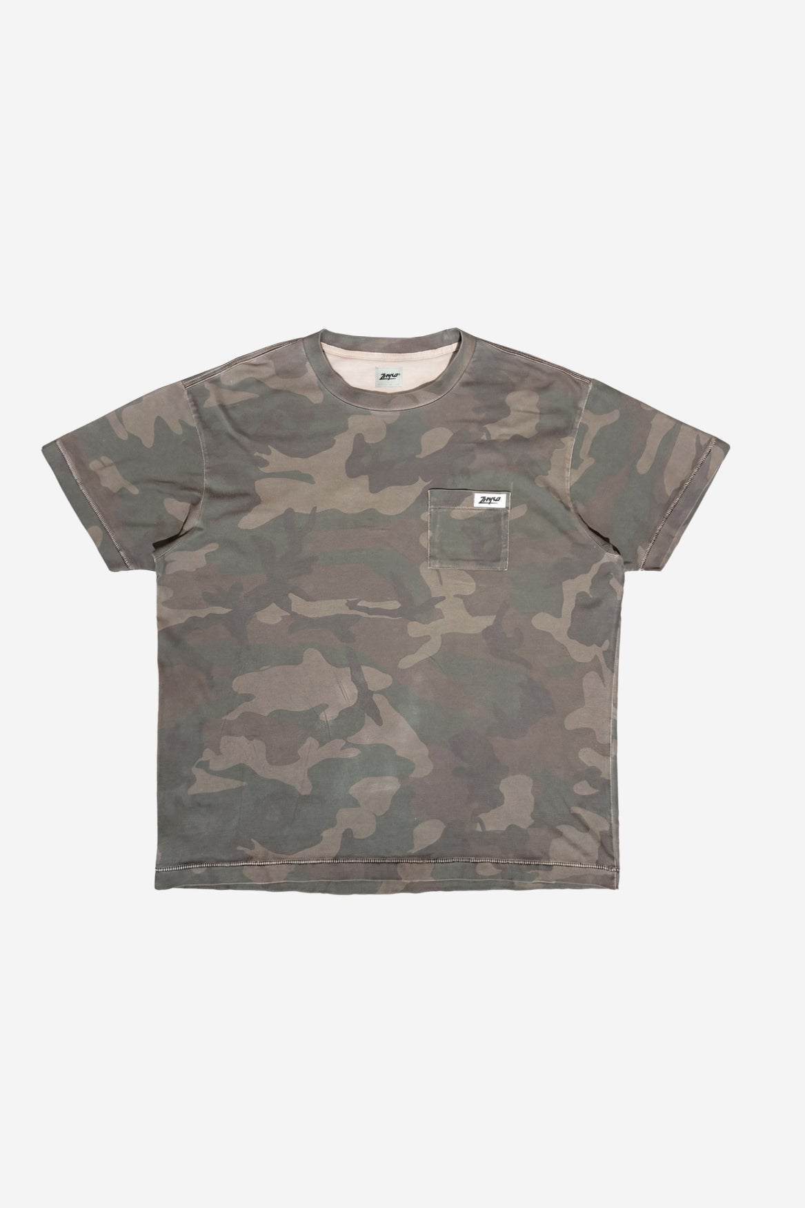 Pocket Logo Tee in Camo