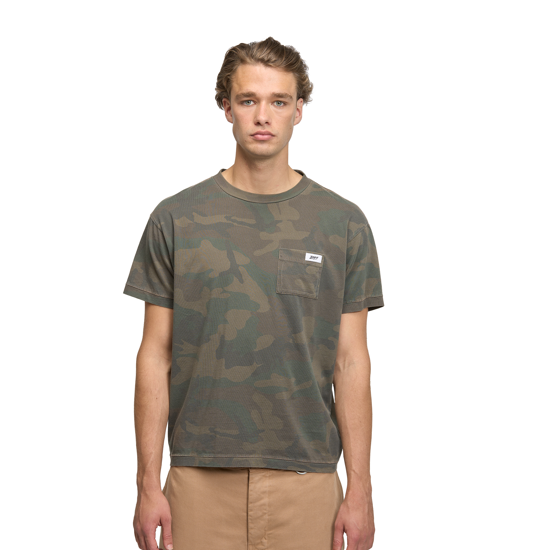 Pocket Logo Tee in Camo