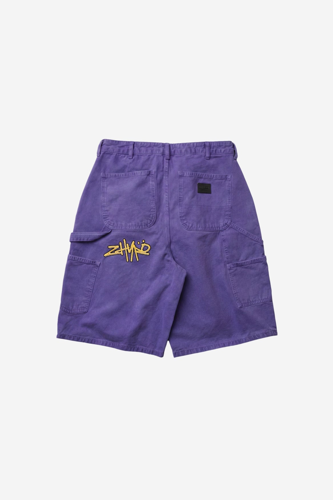Carpenter Shorts in Washed Purple