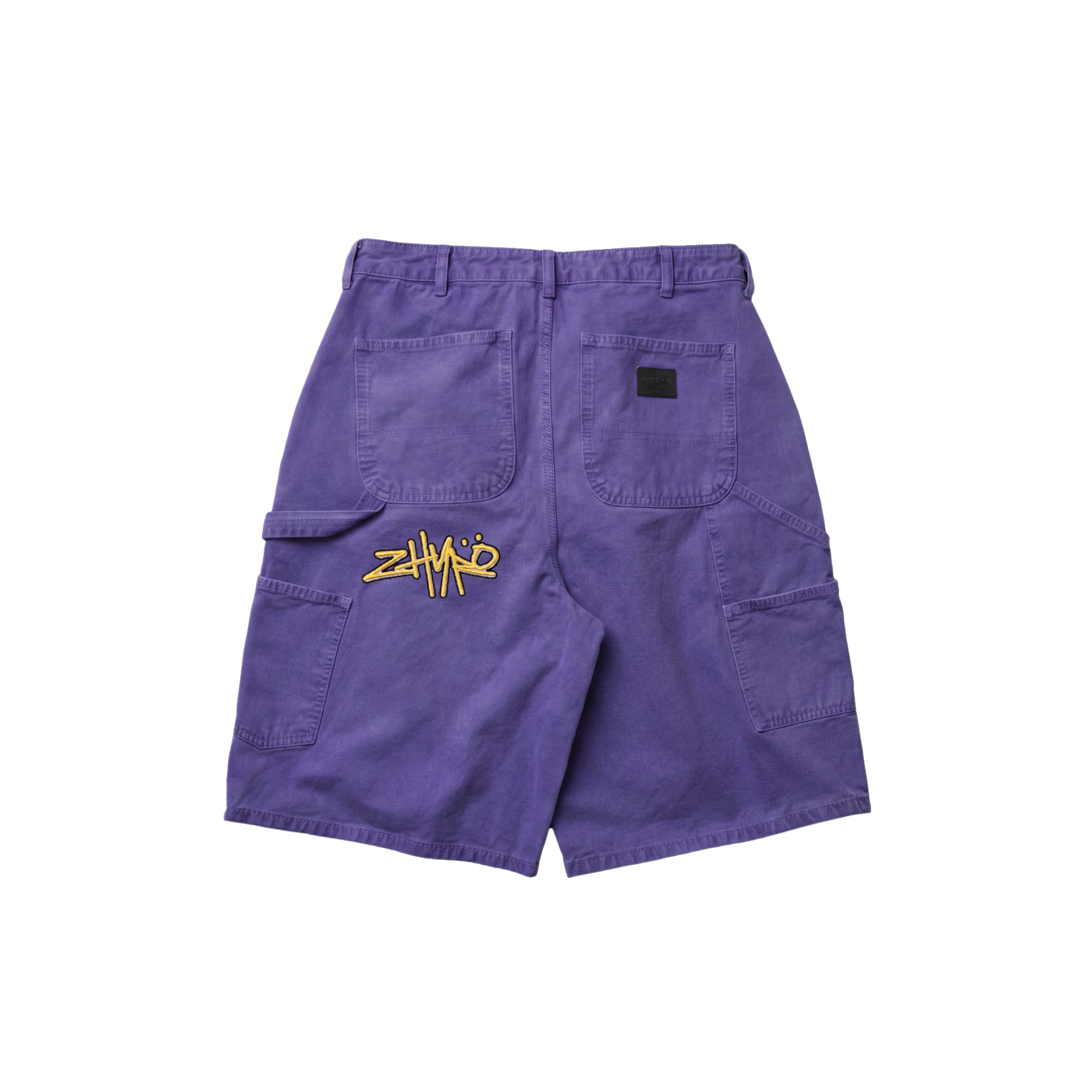 Carpenter Shorts in Washed Purple