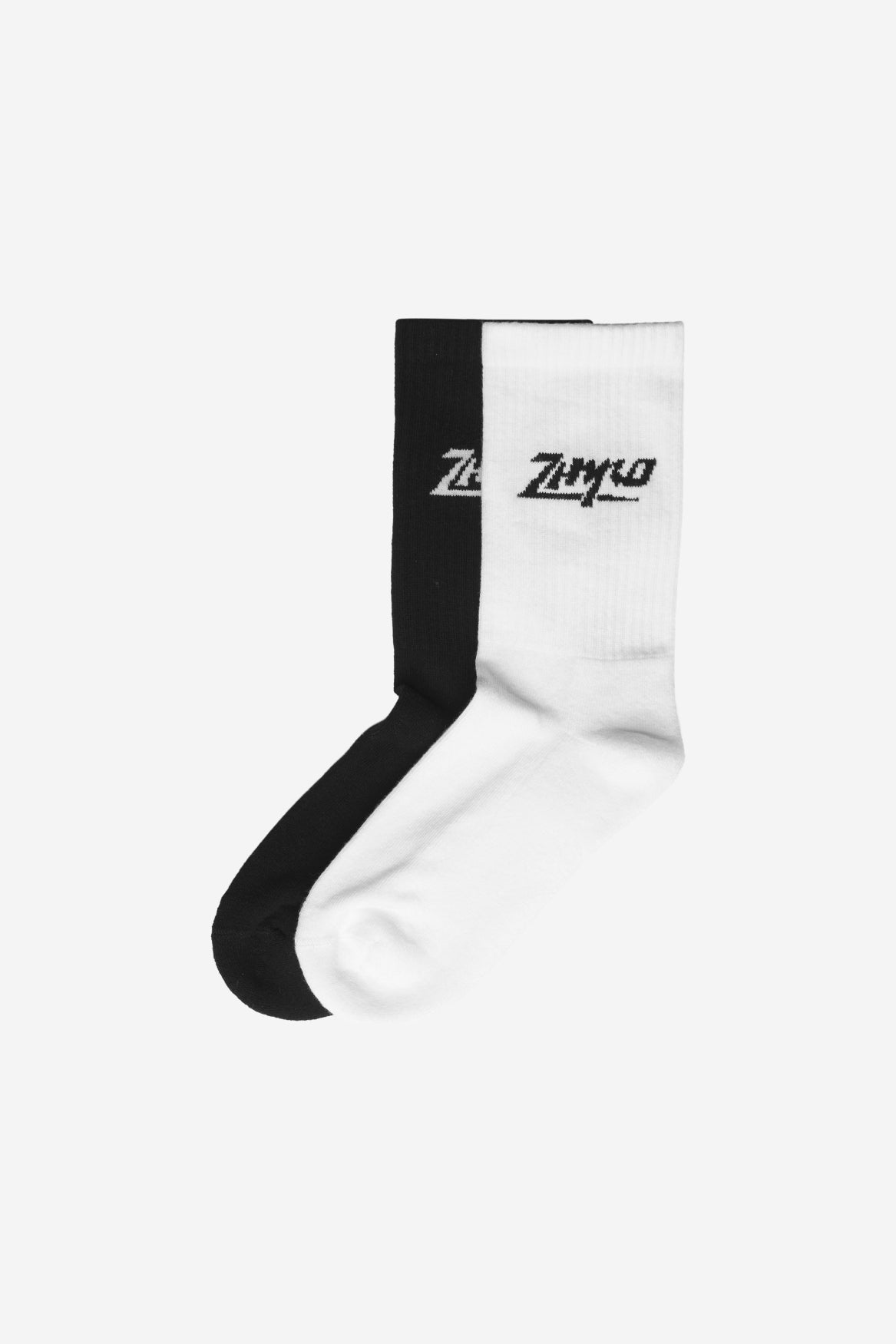Socks 2-Pack in Black/White