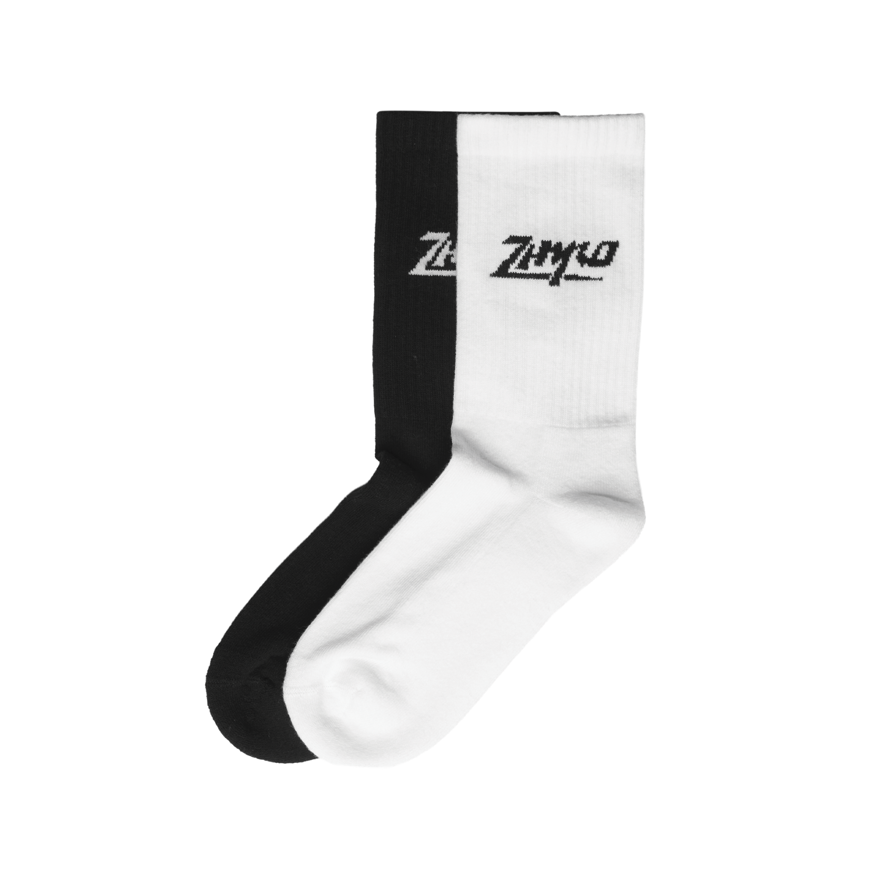 Socks 2-Pack in Black/White