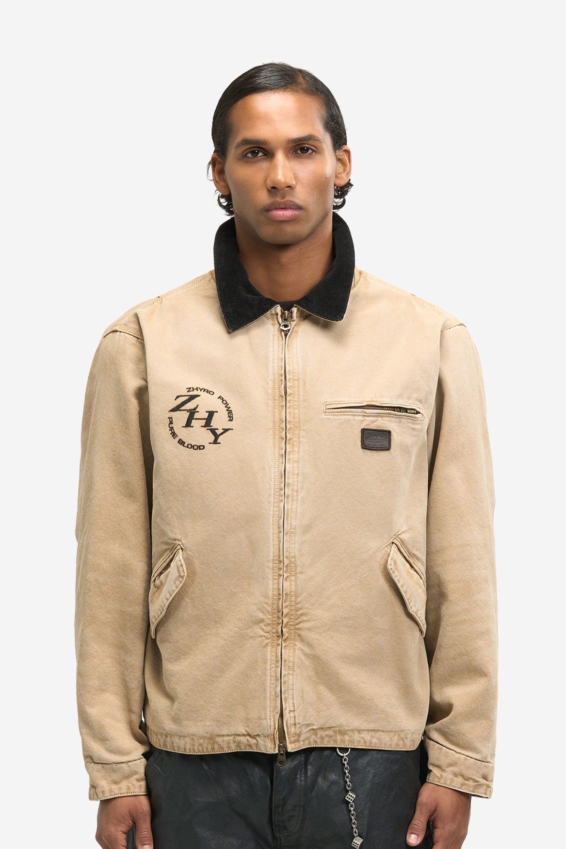 Workwear Jacket in Sunfaded Beige