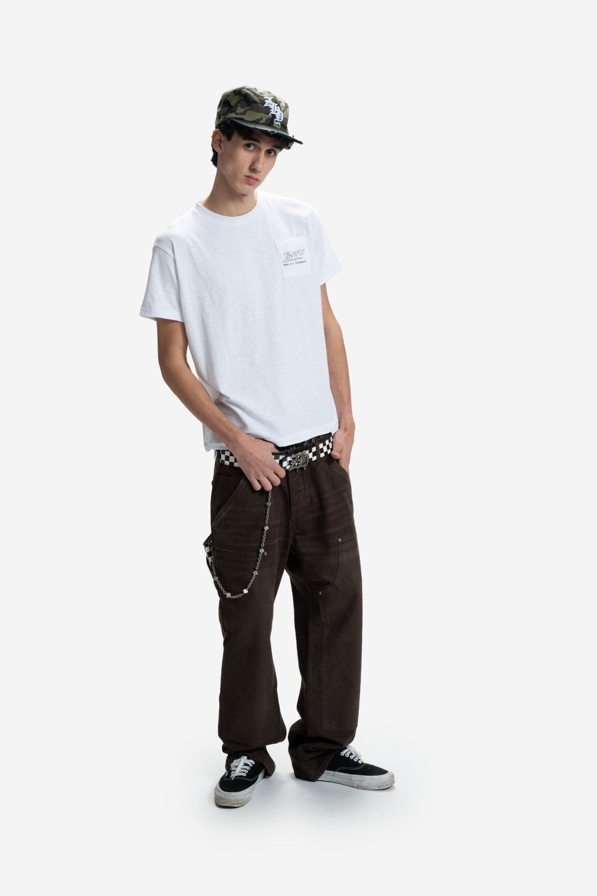 Workwear Pants in Dark Brown