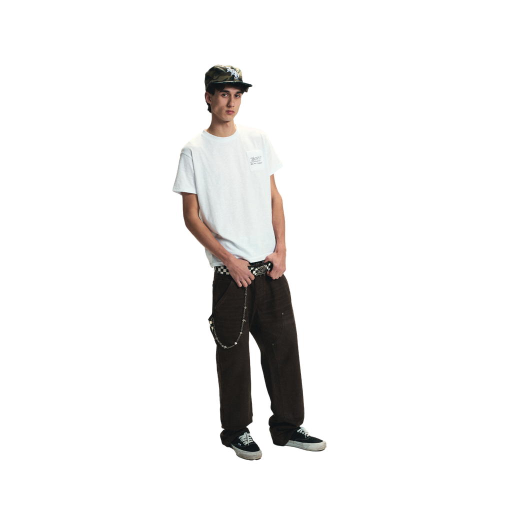 Workwear Pants in Dark Brown