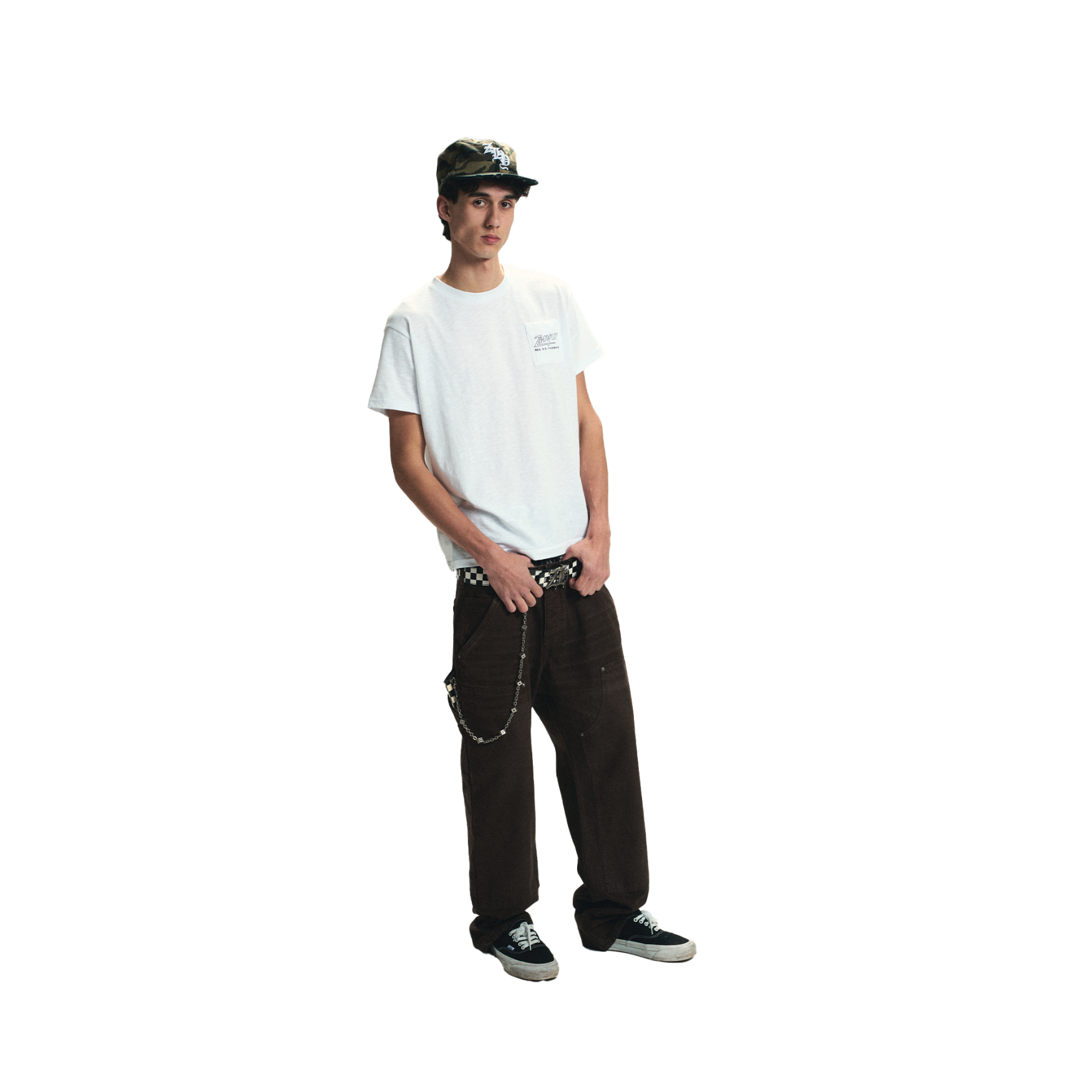 Workwear Pants in Dark Brown
