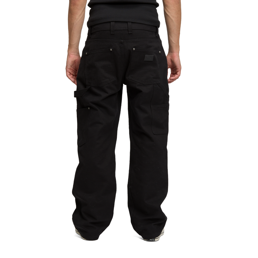 Double Knee Pants in Black
