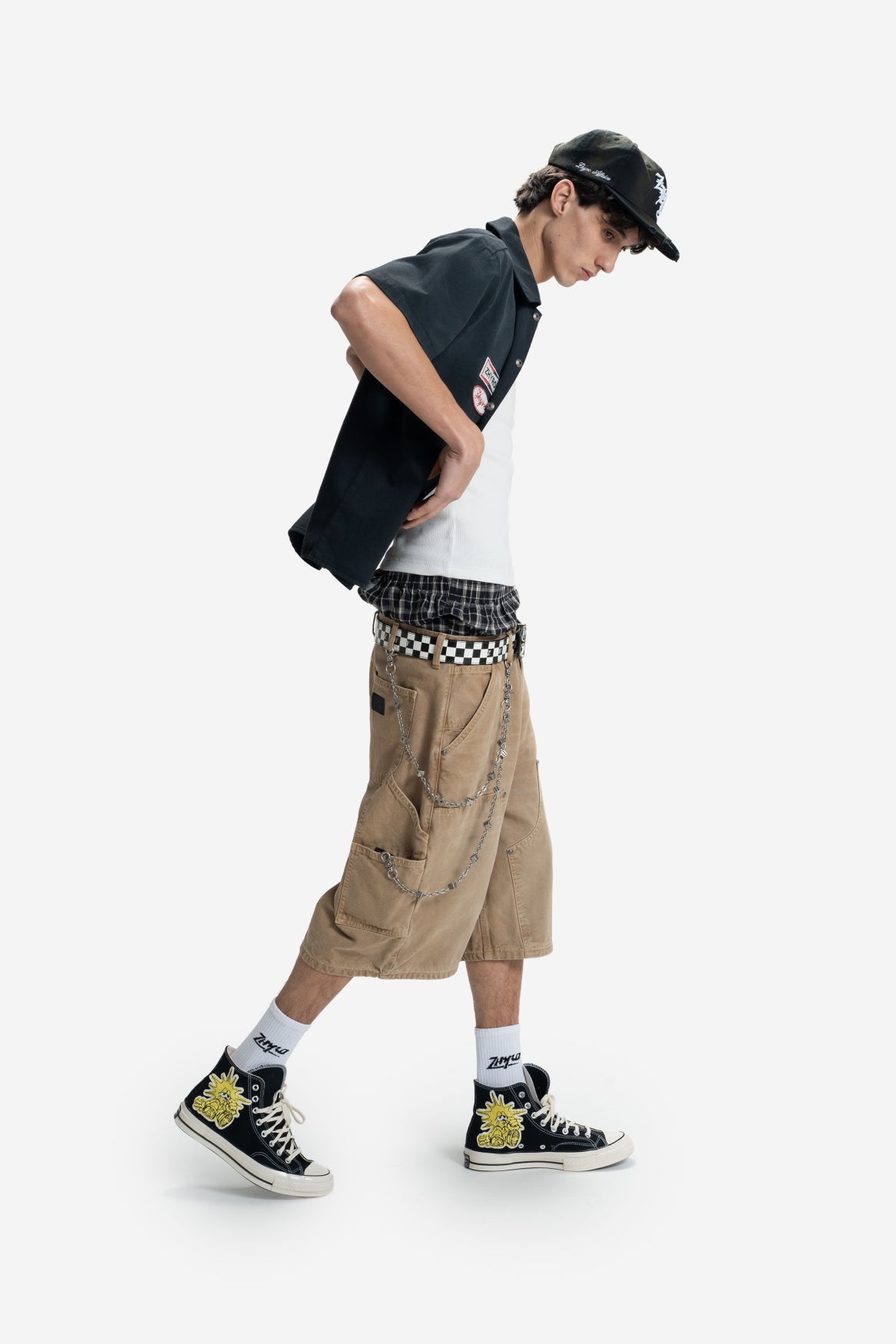 Workwear Shorts in Beige