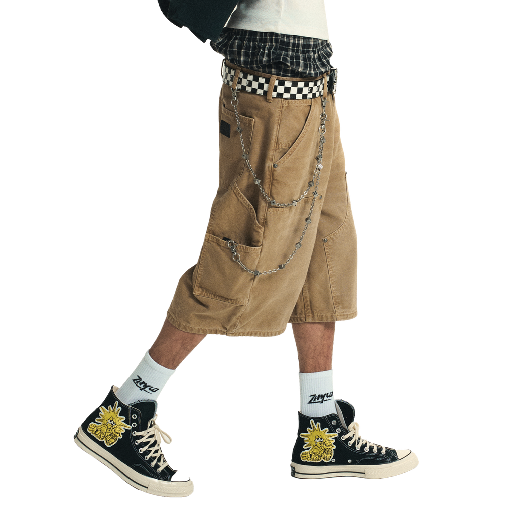 Workwear Shorts in Beige