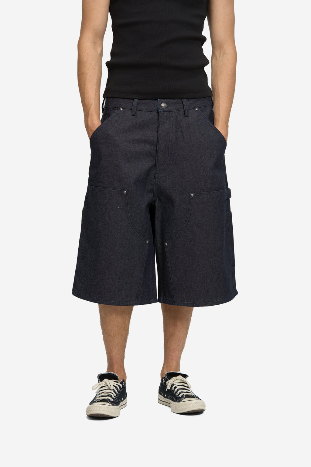 Workwear Shorts in Raw Denim