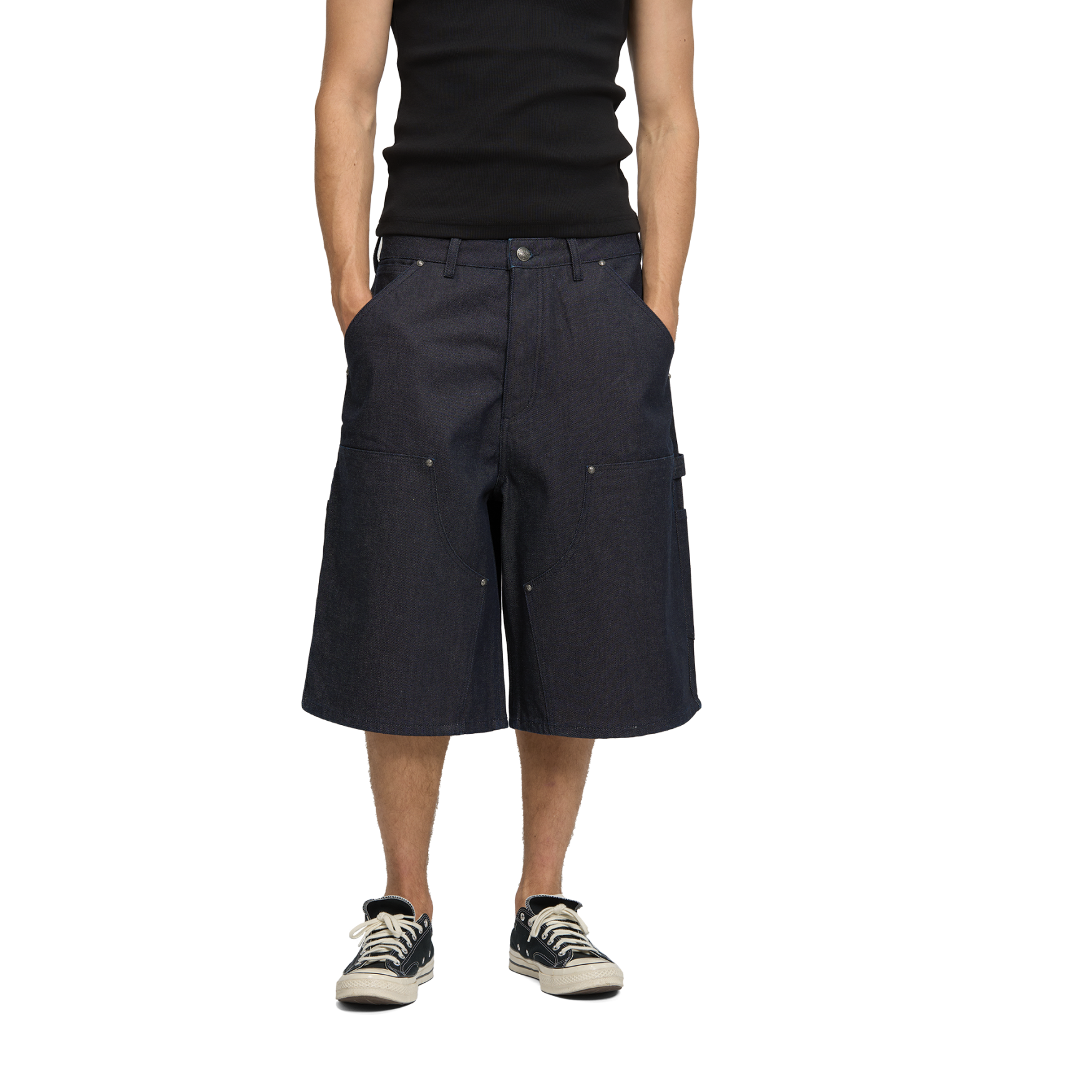 Workwear Shorts in Raw Denim