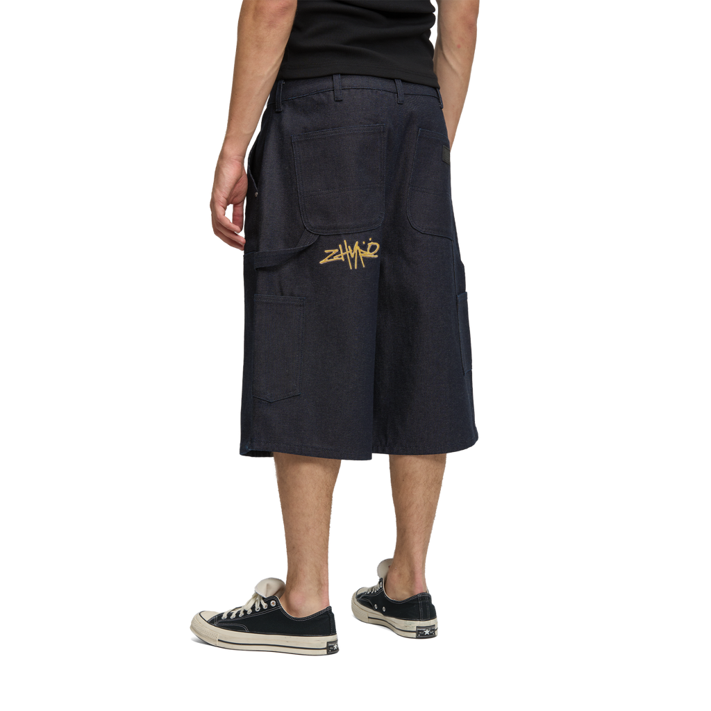Workwear Shorts in Raw Denim