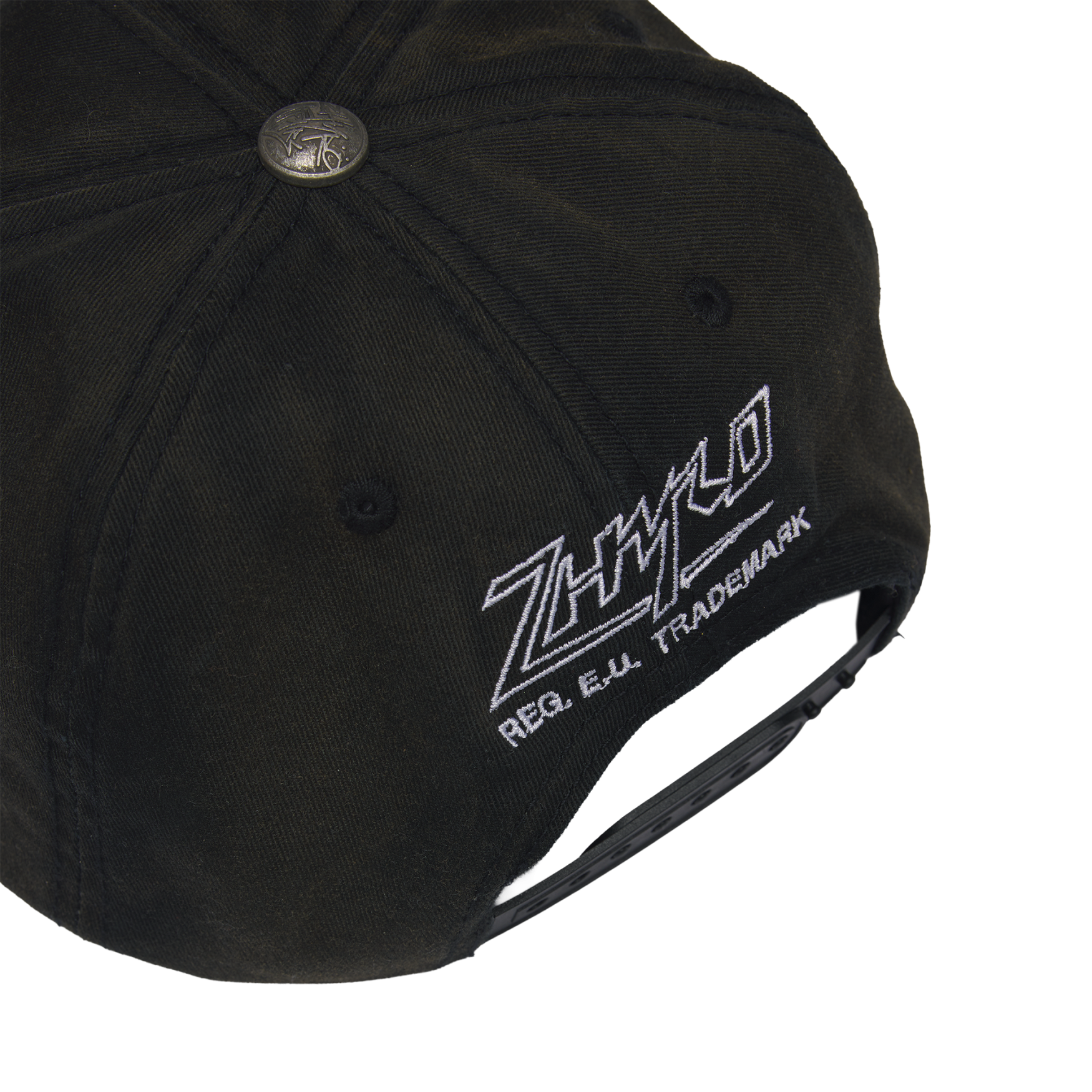 ZHY Baseball Cap in Sunfaded Black