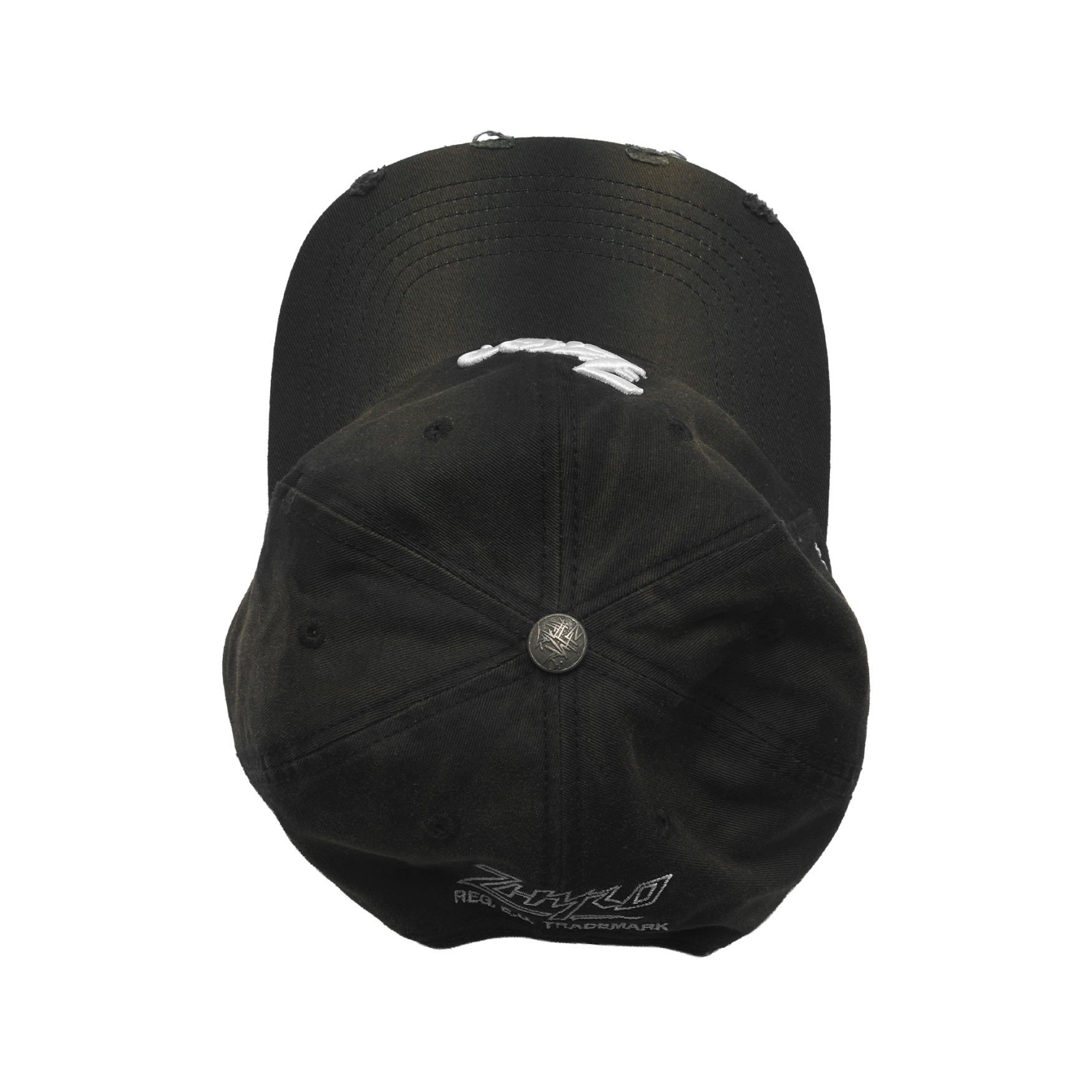 ZHY Baseball Cap in Sunfaded Black