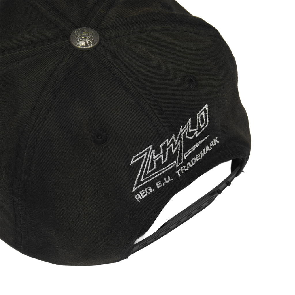 ZHY Baseball Cap in Sunfaded Black/Yellow