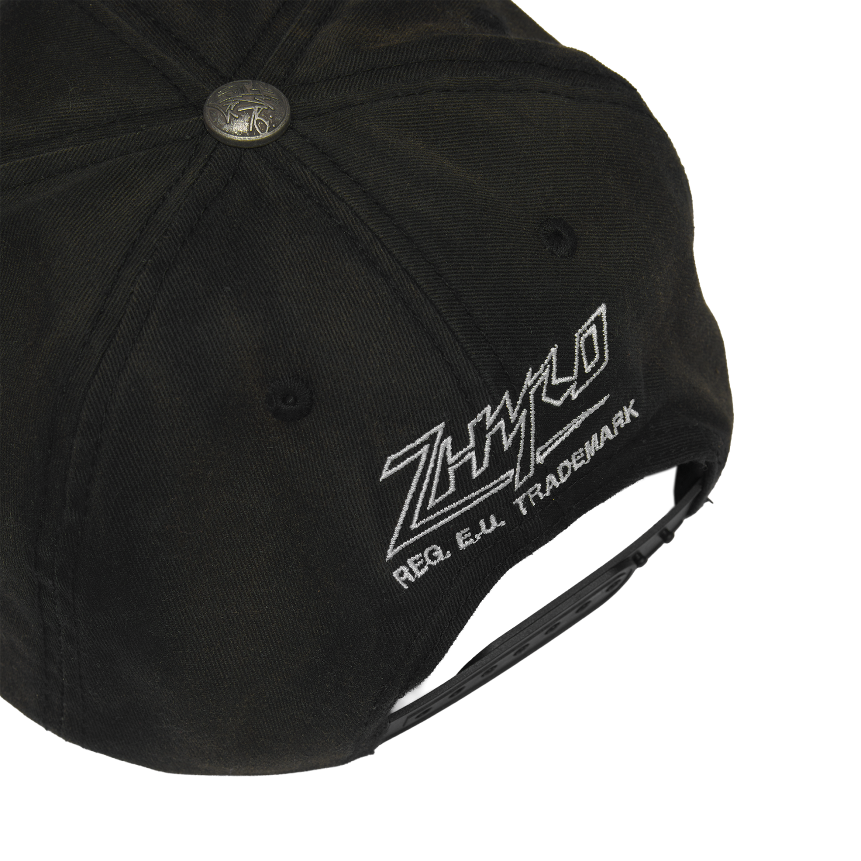 ZHY Baseball Cap in Sunfaded Black/Yellow