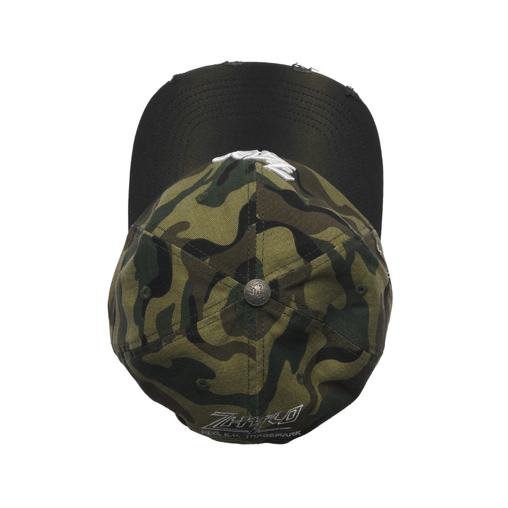 ZHY Baseball Cap in Sunfaded Camo