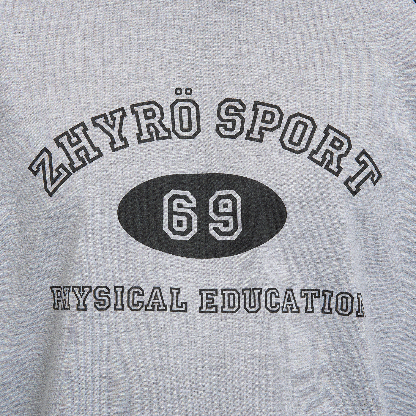 Raglan L/S in Black/Grey Melange